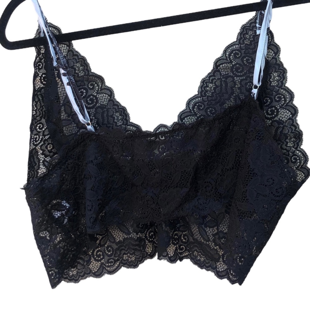 Black Lace Bralette size 4XL - Picture 4 of 8